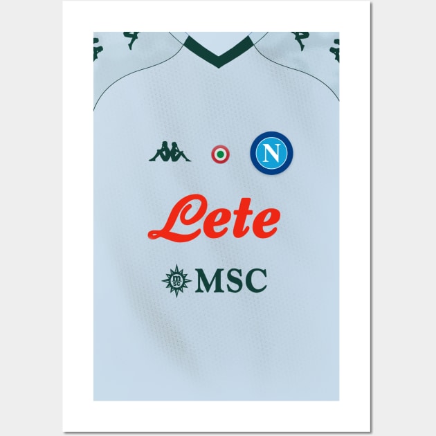 AWAY KIT NAPOLI / 2020/21 Wall Art by Jey13